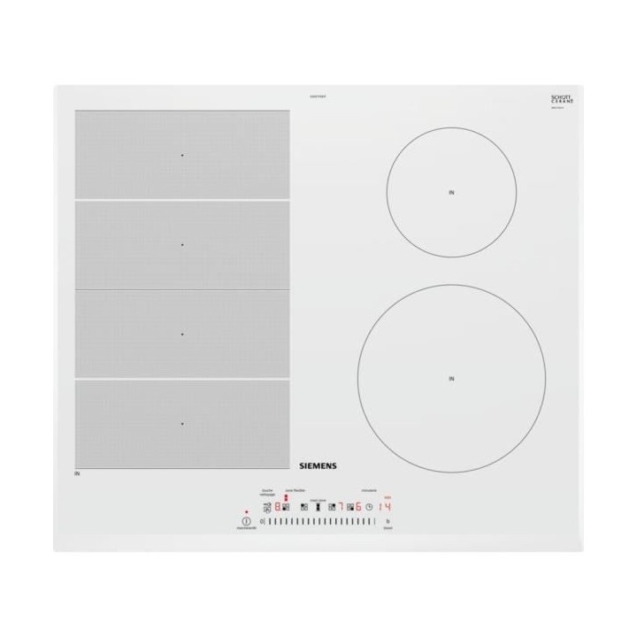 SIEMENS EX652FEB1F - Table de cuisson a induction - 4 zones - 7400W -