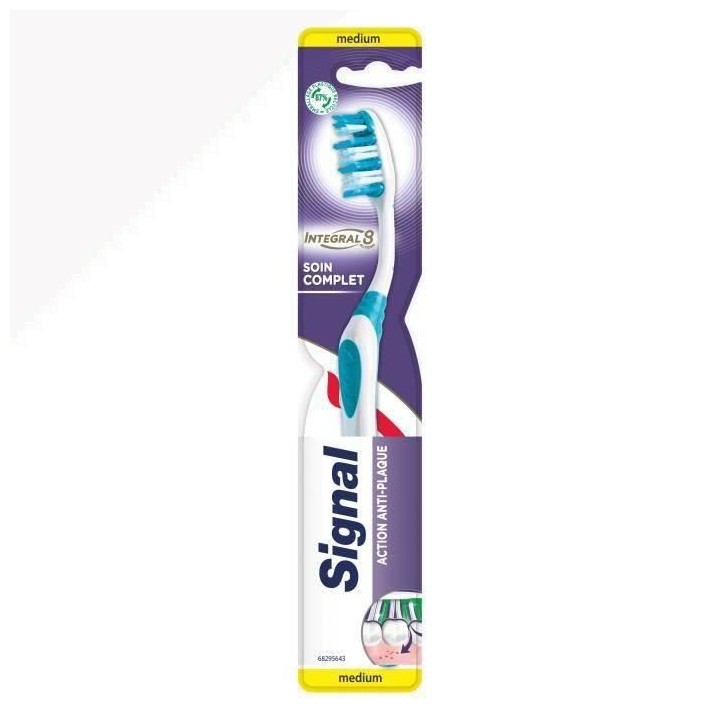 LOT DE 12, Signal Brosse a dents Integral 8 Soin Complet,100% recyclab