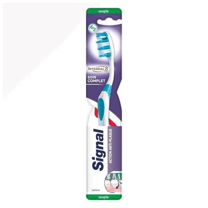 LOT DE 12, Signal Brosse a dents Integral 8 Soin Complet, 100% recycla