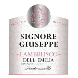 Signore Giuseppe Rosato - Lambrusco Rosé