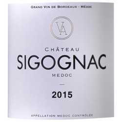 Château Sigognac 2015 Médoc - Vin rouge de Bordeaux