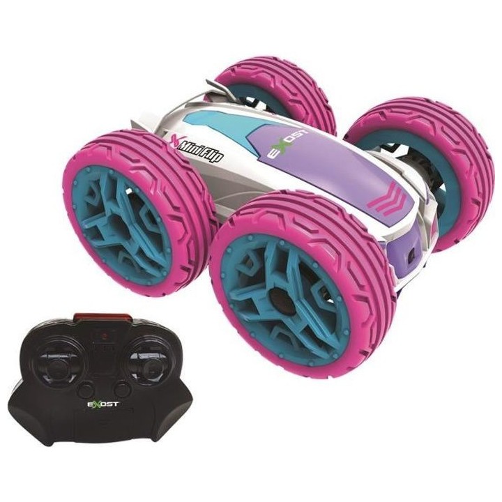 EXOST - 360 Mini Flip Rose - Voiture Télécommandée - Echelle 1:34