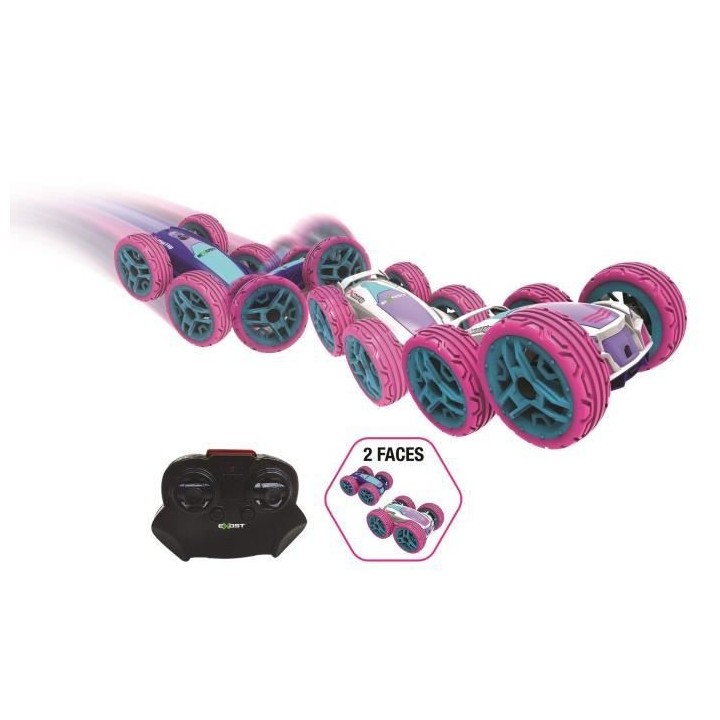 EXOST - 360 Mini Flip Rose - Voiture Télécommandée - Echelle 1:34