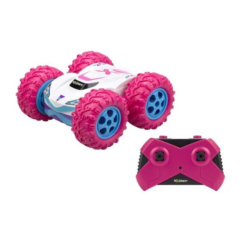 EXOST 360 Cross Voiture Télécommandée tout-terrain rose - Rebondit contre les murs