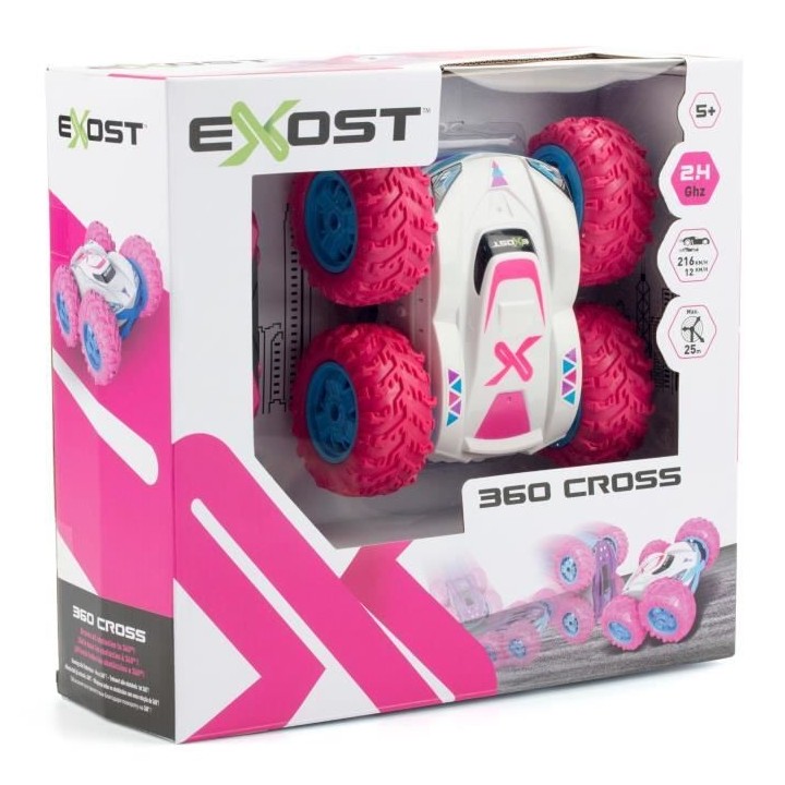 EXOST 360 Cross Voiture Télécommandée tout-terrain rose - Rebondit