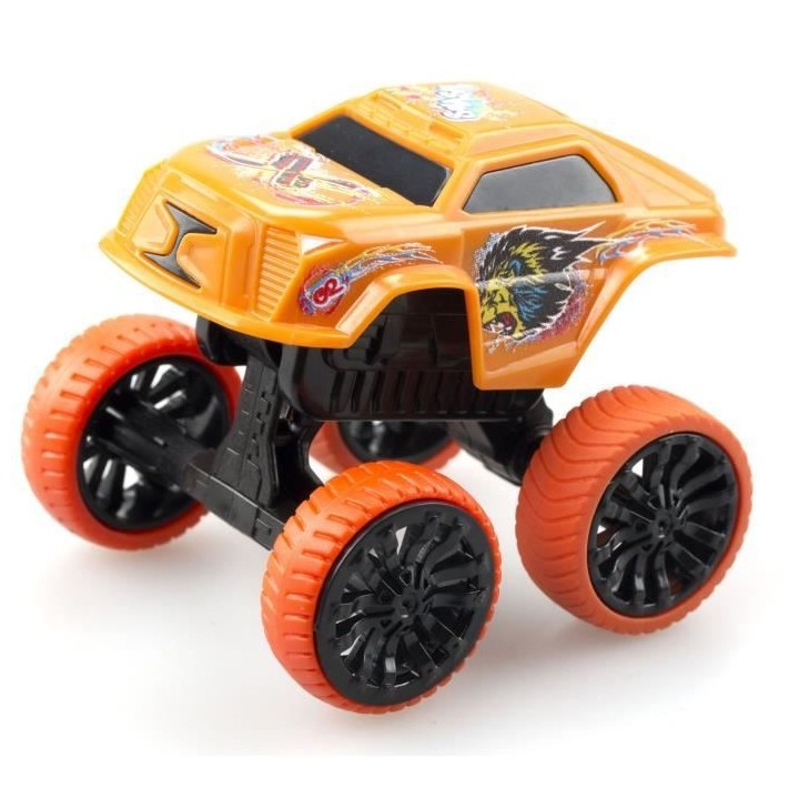 Pack Booster Duo : 2 petites voitures a friction, 1 booster + accessoi