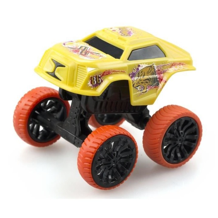 Pack Booster Duo : 2 petites voitures a friction, 1 booster + accessoi