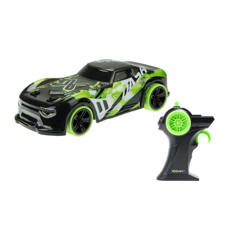 EXOST - LIGHTNING DASH - Voiture télécommandée avec LED - Effets sonores - 33cm - Des 5 ans