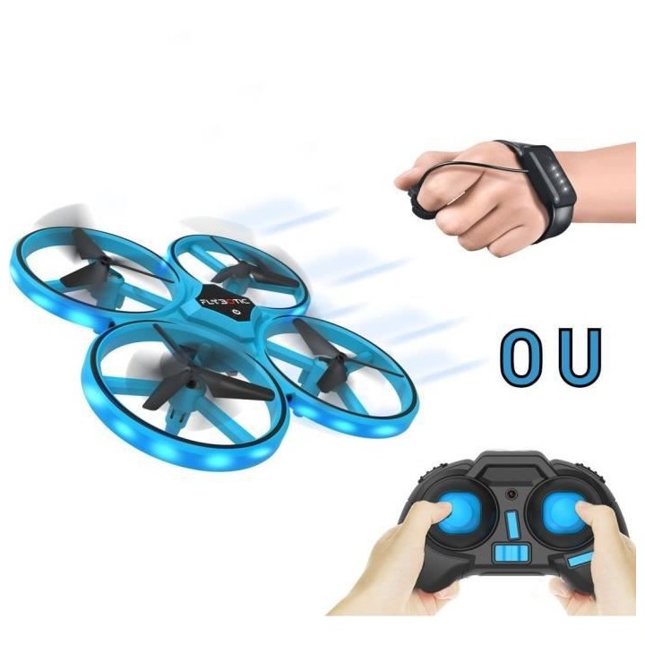 FLASHING DRONE - Mini drone avec LED - FLYBOTIC - Télécommande class