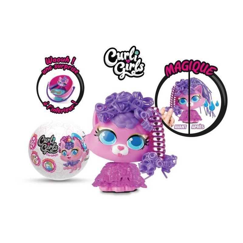 CURLIGIRLS - Animaux Surprise - Assortiment Aléatoire