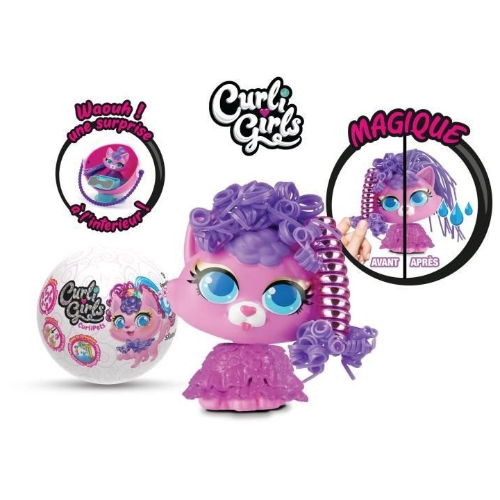 CURLIGIRLS - Animaux Surprise - Assortiment Aléatoire
