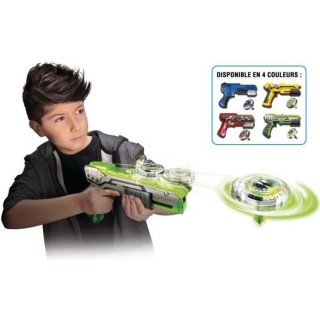 SPINNER MAD - 1 pistolet Blaster lanceur de toupies + 1 Toupie de comb