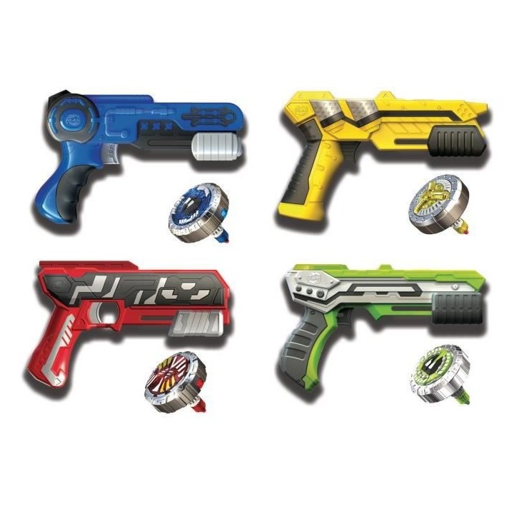 SPINNER MAD - 1 pistolet Blaster lanceur de toupies + 1 Toupie de comb