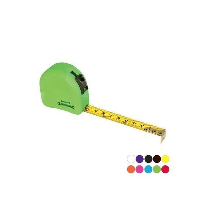 Metre ruban profilé fluo