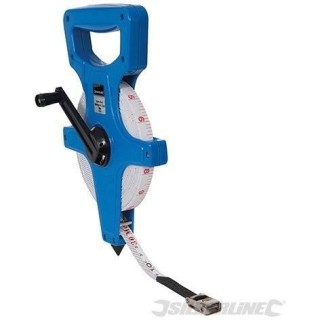 SILVERLINE Metre d'arpenteur ouvert - 30m