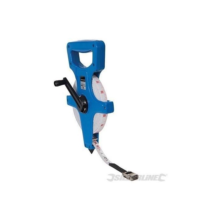 SILVERLINE Metre d'arpenteur ouvert - 30m