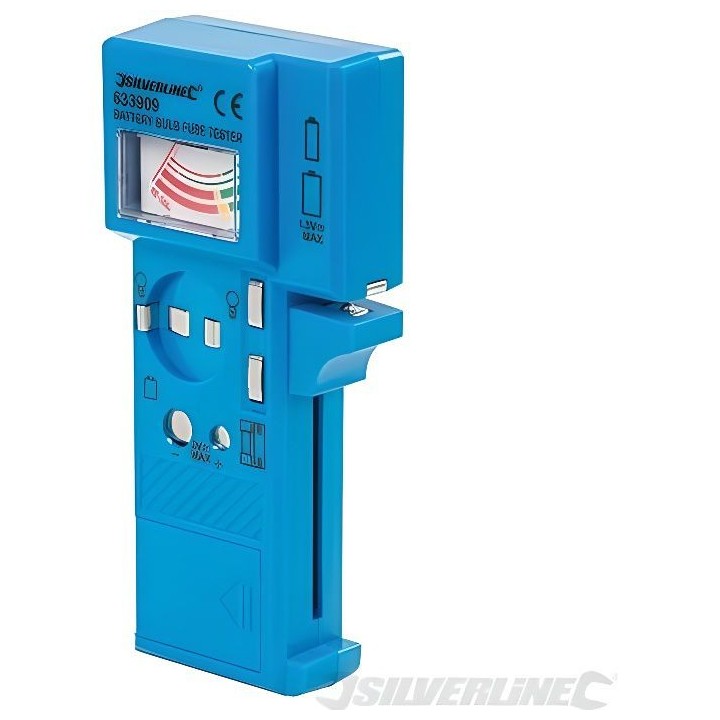 SILVERLINE Testeur de piles, fusibles et ampoules