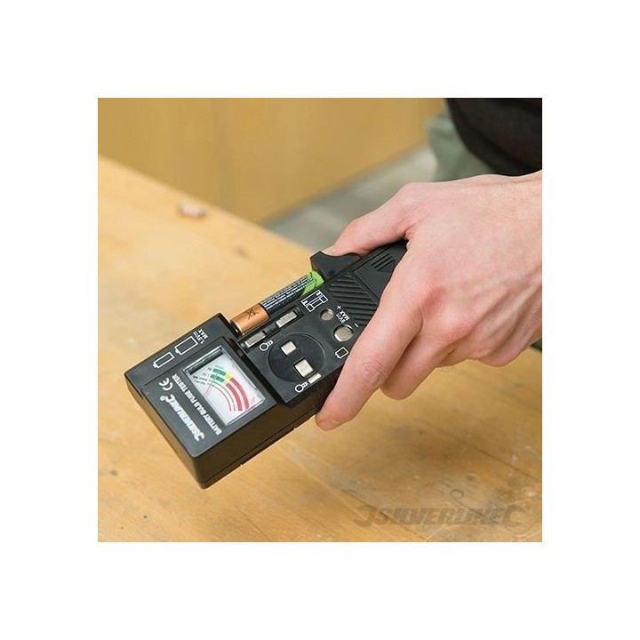 SILVERLINE Testeur de piles, fusibles et ampoules