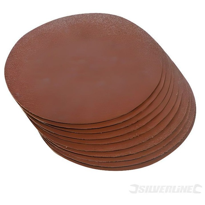 Disques abrasifs auto-agrippants 125 mm, 10 pcs Grain 80, 125 mm
