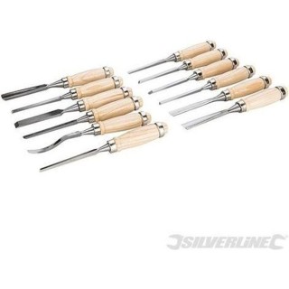 Ciseaux a bois de sculpteur, 12 pcs 200 mm