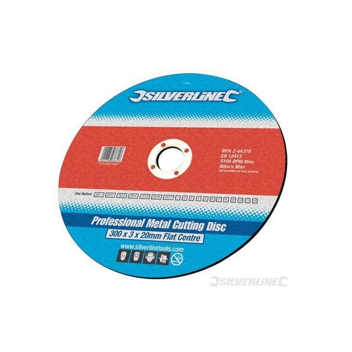 SILVERLINE Disque plat a tronçonner le métal usage intensif