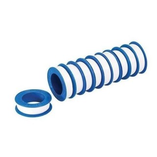 SILVERLINE Lot de 10 rubans d'étanchéité PTFE blancs - Bleu