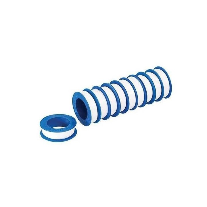SILVERLINE Lot de 10 rubans d'étanchéité PTFE blancs - Bleu