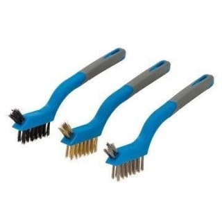 Mini-brosses métalliques, 3 pcs