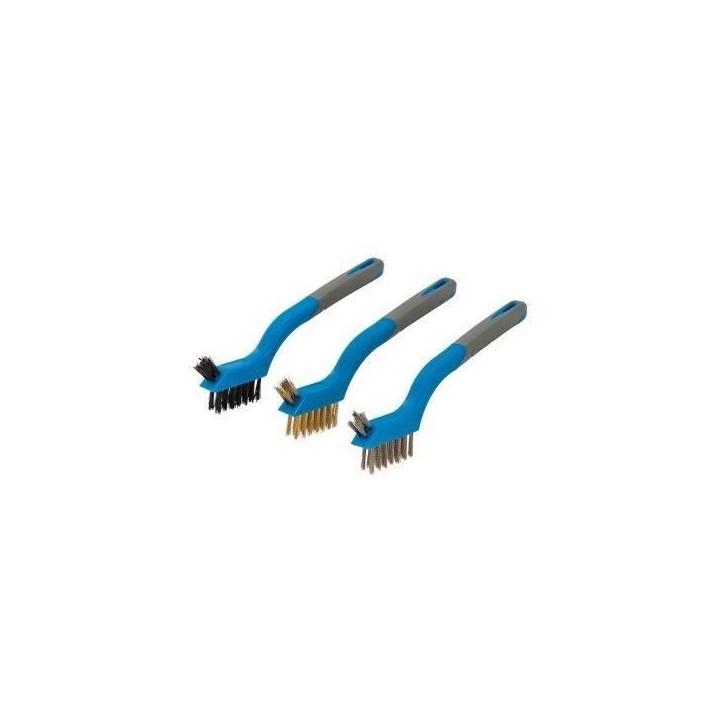 Mini-brosses métalliques, 3 pcs