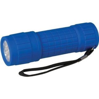 SILVERLINE Lampe Torche LED ergonomique Longueur 100 mm 9 LED