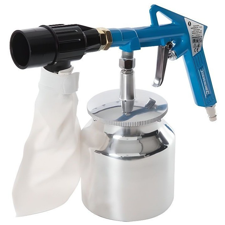 Kit de sablage avec systeme de récupération d'abrasif 6 pcs 3 – 4