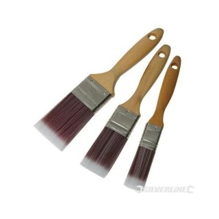 Lot de 3 pinceaux synthétiques