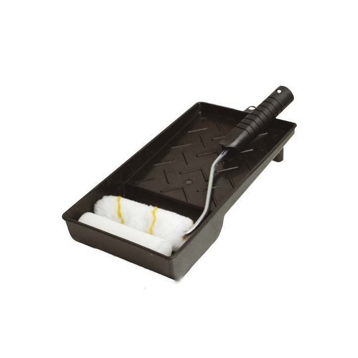 SILVERLINE Kit peinture : mini-rouleau et bac