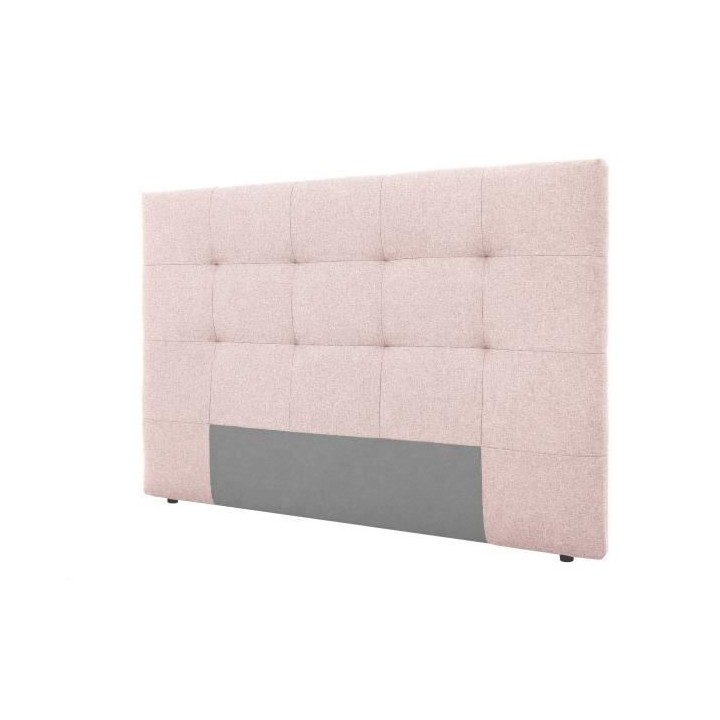 Tete de lit HERA - Tissu Rose poudré - Pour couchage 180 - 185 x 120