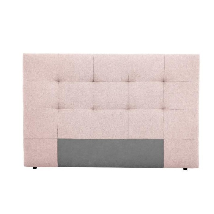 Tete de lit HERA - Tissu Rose poudré - Pour couchage 180 - 185 x 120