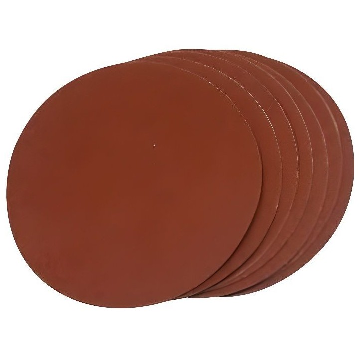 Disques abrasifs autocollants 150 mm, 10 pcs Grain 80
