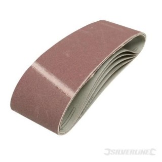 5 bandes abrasives 75 x 533 mm- Grain 60