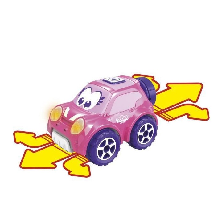 Voiture télécommandée - TOOKO - FOLLOW ME - Rose - Des 2 ans - Effe
