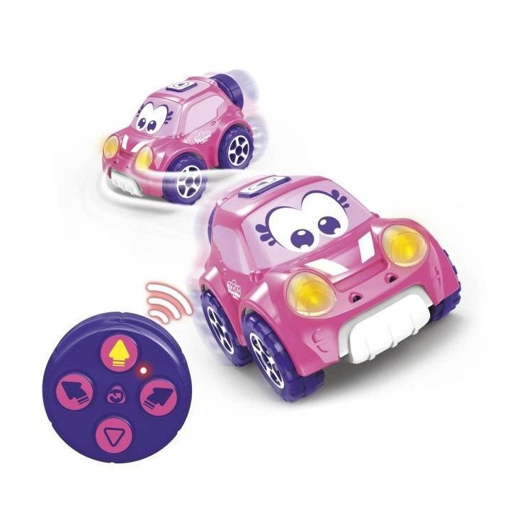 Voiture télécommandée - TOOKO - FOLLOW ME - Rose - Des 2 ans - Effe
