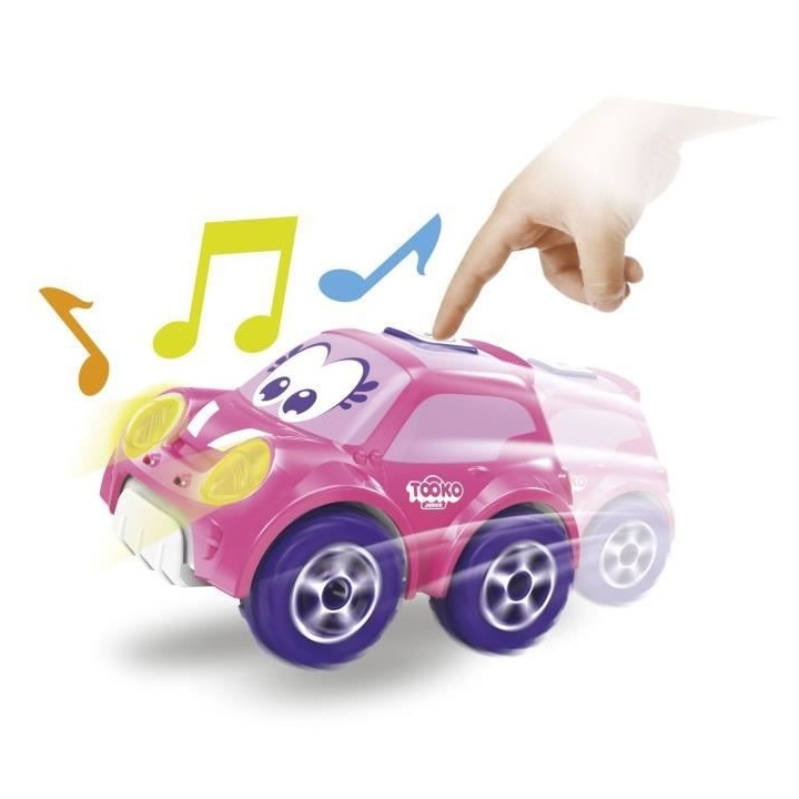 Voiture télécommandée - TOOKO - FOLLOW ME - Rose - Des 2 ans - Effe