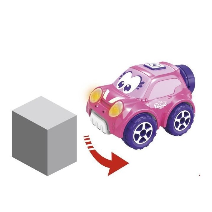 Voiture télécommandée - TOOKO - FOLLOW ME - Rose - Des 2 ans - Effe