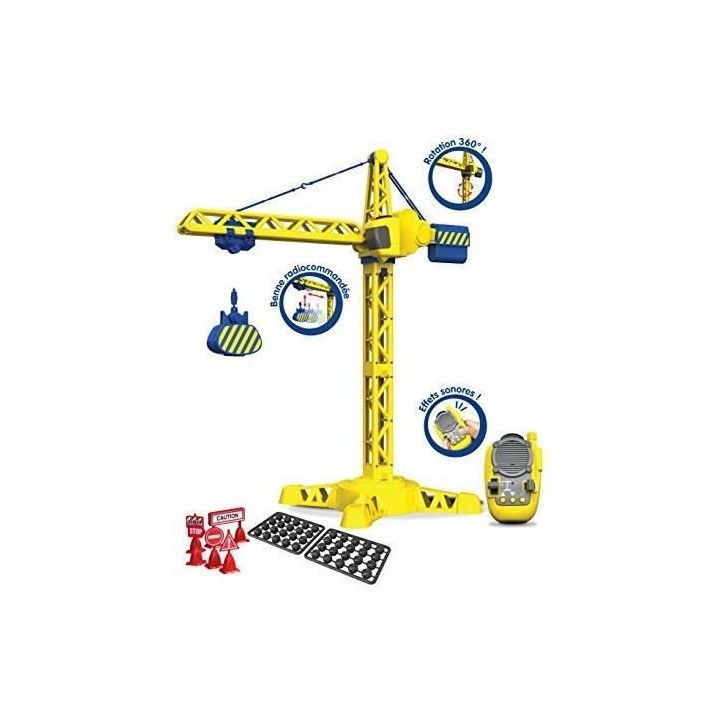TOOKO - Grue de Chantier Radiocommandée 69cm de haut
