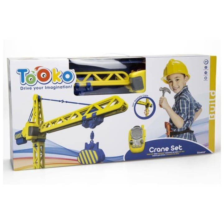 TOOKO - Grue de Chantier Radiocommandée 69cm de haut