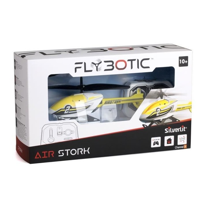 FLYBOTIC - Air Stork - Hélicoptere Radiocommandé 18 cm - Technologie