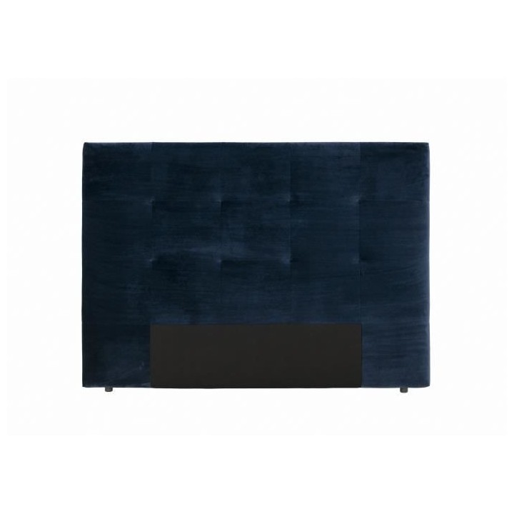 Tete de lit HERA - Tissu Bleu Marine - Pour couchage 140 et 160 - 165