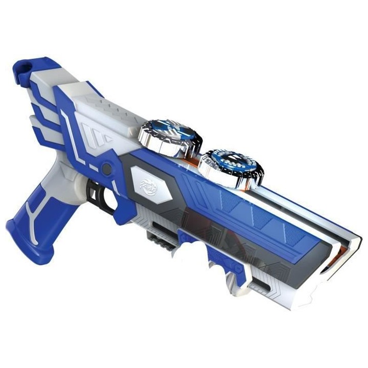 SPINNER MAD by Silverlit - Mega Blaster Double Tir + 2 toupies LED - 8