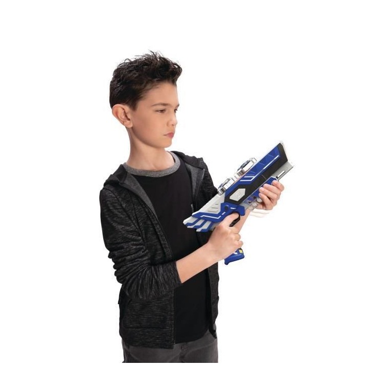 SPINNER MAD by Silverlit - Mega Blaster Double Tir + 2 toupies LED - 8