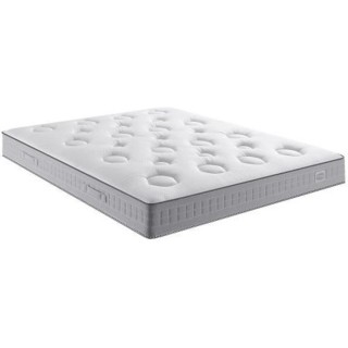 Matelas 140 x 190 cm - Ressorts ensachés - 26 cm - Mi-ferme - SIMMONS
