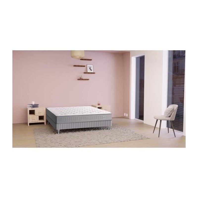 SIMMONS Matelas 140 x 190 cm Ressorts ensachés - 23 cm - Ferme - SW1