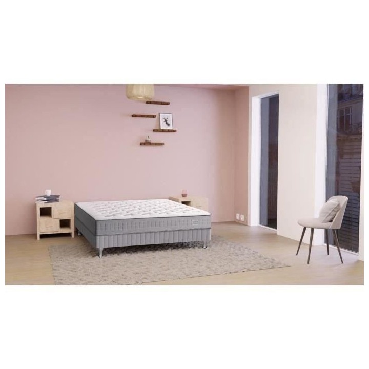 SIMMONS Matelas 140 x 190 cm Ressorts ensachés - 23 cm - Ferme - SW1